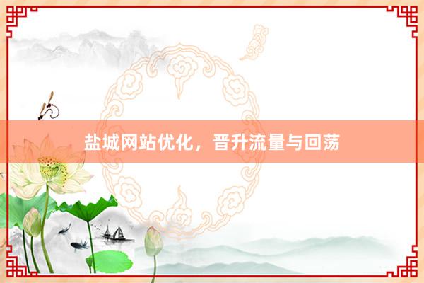 盐城网站优化，晋升流量与回荡